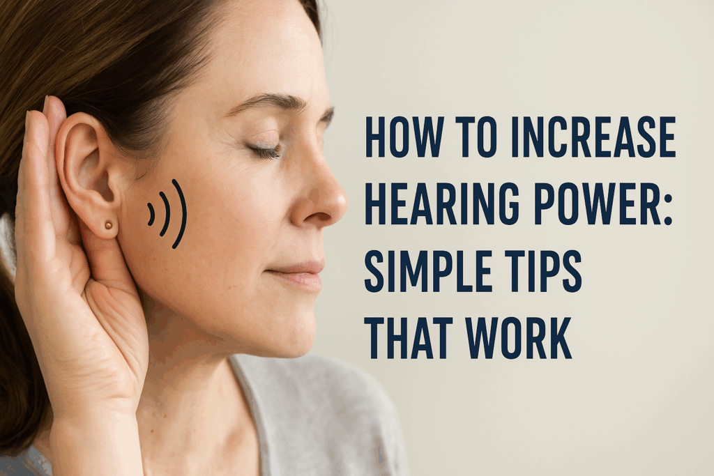 How to Increase Hearing Power