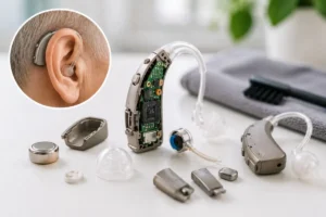 parts of hearing aid