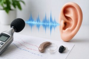 how much decibel human can hear